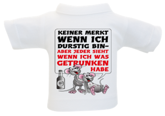 Durstig Mini-T-Shirt