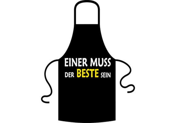 Einer Beste sein Schürze