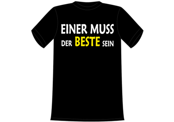 Einer Beste sein T-Shirt - XXL