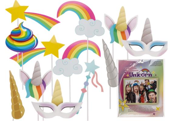 Einhorn Foto Requisiten (12 Stk.)