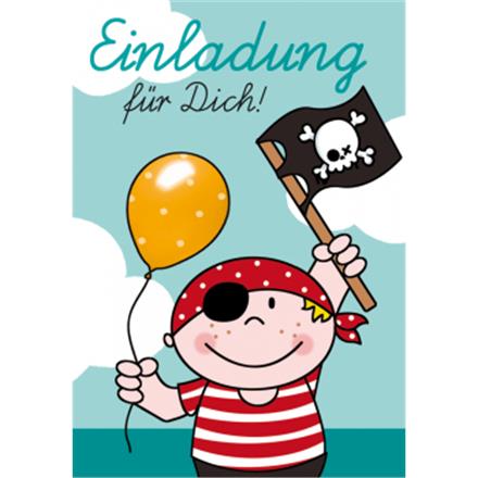 Einladungskarten Piraten