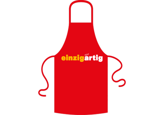 einzigartig Schürze - Textilfarbe rot | Bild 1