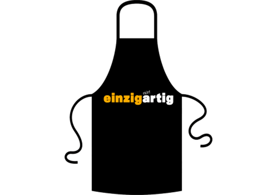 einzigartig Schürze - Textilfarbe schwarz | Bild 2