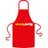einzigartig Schürze - Textilfarbe schwarz