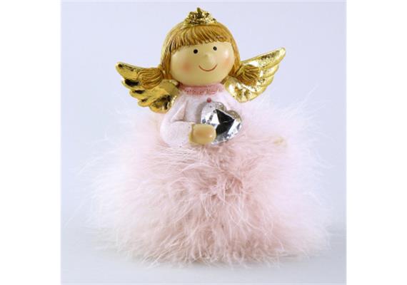 Engel Feder rosa (14 cm)