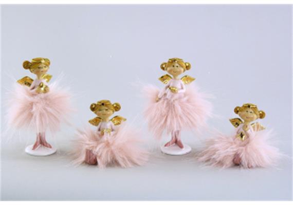 Engel Feder rosa (6,5 cm / 10,5 cm)