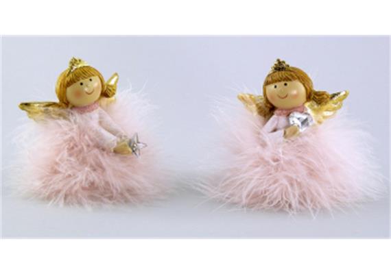 Engel Feder rosa (9 cm)