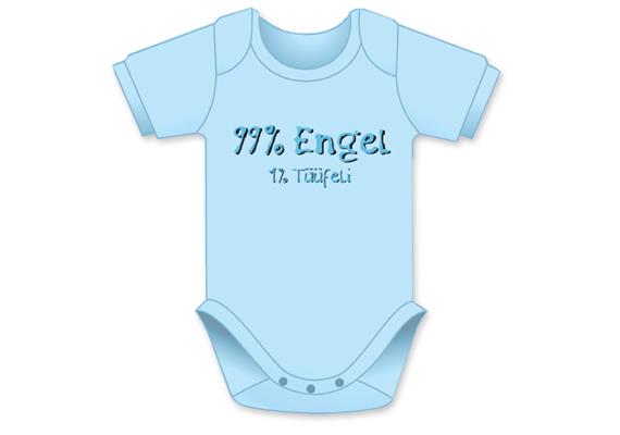 Engel Tüüfeli hellblau Body - Grösse 62/68