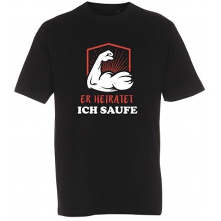Er heiratet Kraft T-Shirt
