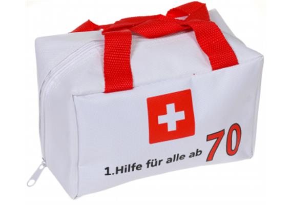 Erste Hilfe Tasche 70. Geburtstag