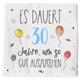 Es dauert 30 Serviette