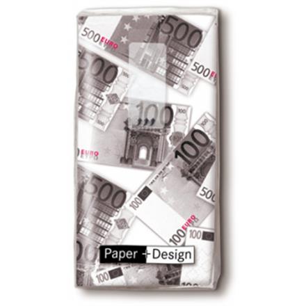 Euro Geld Taschentücher
