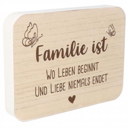 Familie Liebe Holzaufsteller (gross)