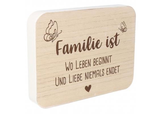 Familie Liebe Holzaufsteller (gross)
