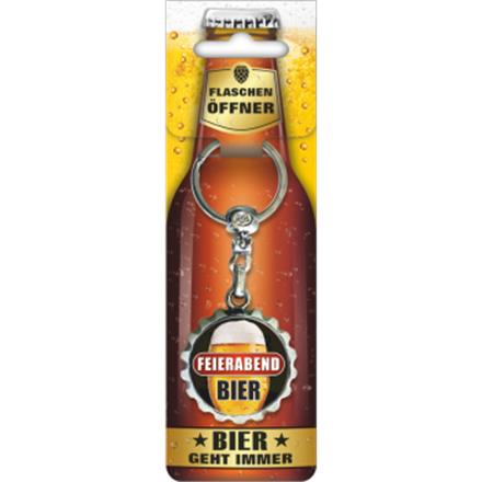 Feierabend Bier Schlüsselanhänger