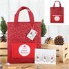 Filztasche rot mit Postkarte