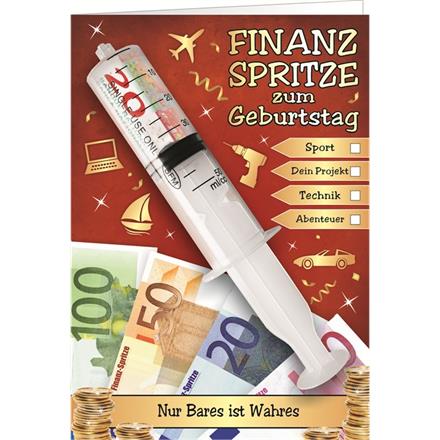 Finanzspritze Geburtstag