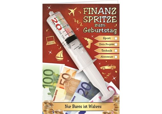 Finanzspritze Geburtstag