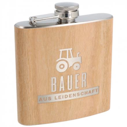 Flachmann Holz Bauer