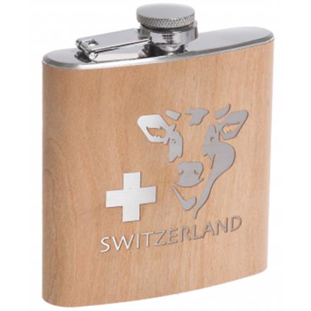 Flachmann Holz Kuh