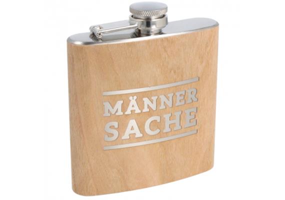 Flachmann Holz Männersache