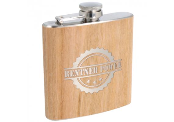 Flachmann Holz Rentnerpower