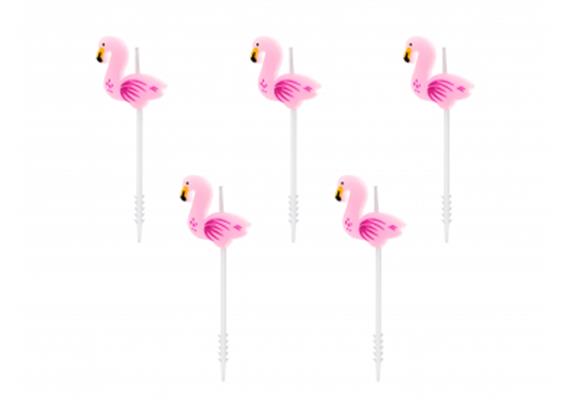 Flamingo Kuchenkerzen | Bild 2