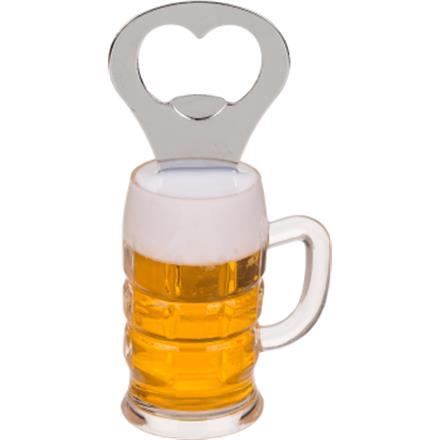 Flaschenöffner Bierglas
