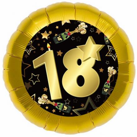 Folienballon 18. Geburtstag (45 cm)