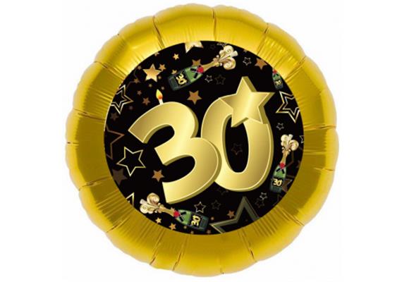Folienballon 30. Geburtstag (45 cm)