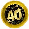 Folienballon 40. Geburtstag (45 cm)