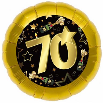 Folienballon 70. Geburtstag (45 cm)