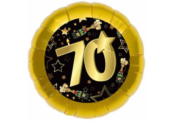 Folienballon 70. Geburtstag (45 cm)