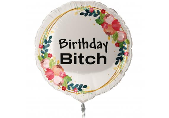 Folienballon Birthday Bitch (45 cm)
