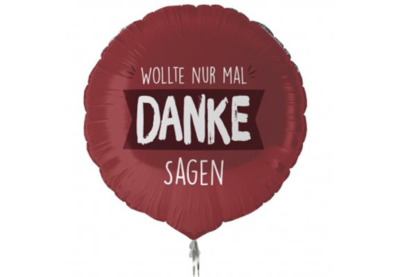 Folienballon Danke (45 cm)