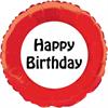 Folienballon Happy Birthday (45 cm)
