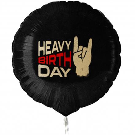 Folienballon Heavy Birthday (45 cm)