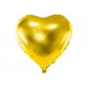 Folienballon Herz gold (45 cm)