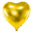 Folienballon Herz gold (45 cm) | Bild 1