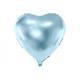 Folienballon Herz hellblau (45 cm)