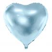 Folienballon Herz hellblau (45 cm) | Bild 1