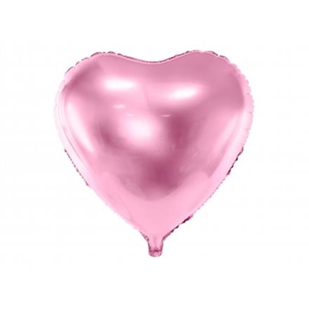 Folienballon Herz rosa (45 cm)