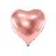 Folienballon Herz roségold (45 cm)
