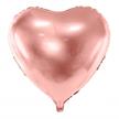 Folienballon Herz roségold (45 cm) | Bild 1