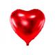 Folienballon Herz rot (45 cm)