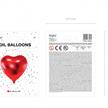 Folienballon Herz rot (45 cm) | Bild 2