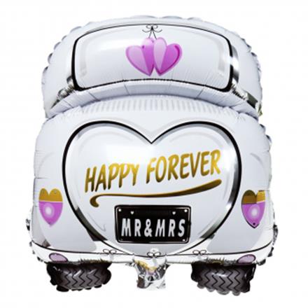 Folienballon Hochzeitauto (45 cm)