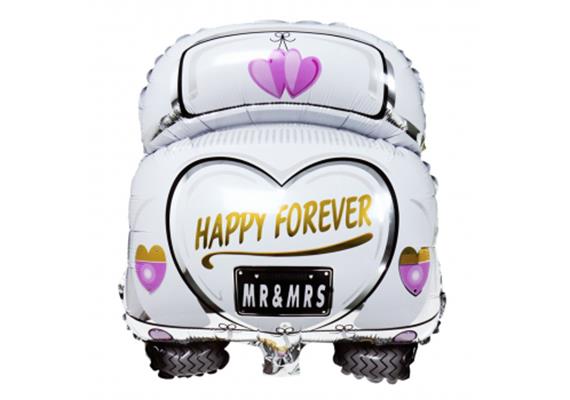Folienballon Hochzeitauto (45 cm)