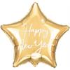 Folienballon Stern New Year (47 cm)