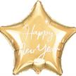 Folienballon Stern New Year (47 cm) | Bild 1